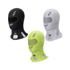 Alpinestars balaclava model ZX Evo V2. Sort, hvid eller neongul. Onesize. FIA-8856-2018-godkendt - Alpinestars