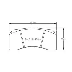 Pagid bremseklods S1674 RS 42 - RS