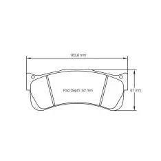Pagid bremseklods S2488 RSX - Pagid RSX