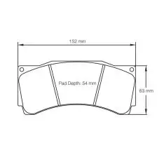 Pagid bremseklods S8250 RSX - Pagid RSX