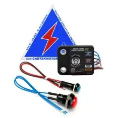 Cartek elektrisk hovedafbryder model X-Club. Komplet med indvendig og udvendig knap. - Elektronik