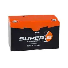 Super B lithium batteri. Mason 12V25Ah - Batterier
