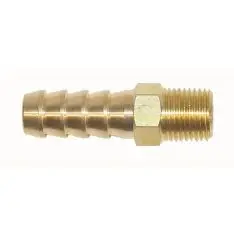 Messing lige fitting 1/4 NPT - 8mm - Fittings til pumper