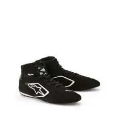 Alpinestars sko model SP V3. Sort med hvid. Str. 37-47. FIA-8856-2018-godkendt. - Sko