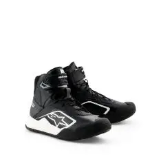 Alpinestars sko model Radar V2. Sort med hvid. Str. 38-49,5. FIA-8856-2018-godkendt. - Sko