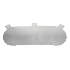 ITG bagplade til megaflow JC40 filtre. Blank plade til at at skære huller i. Aluminium - ITG bagplader