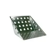 OBP co-driver fodplade. Aluminium. 360mm bred, 410mm dyb og 220mm i højden - OBP Fodplader