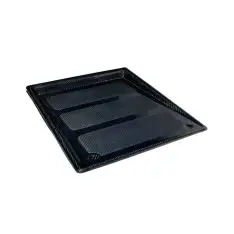 OBP fodplade til førerside i Carbon. 405mm bred og 440mm lang - Motorsports tilbehør