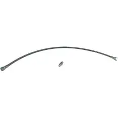 OBP stålarmeret fødeslange mellem hovedcylinder og reservoir 620mm længde. - OBP Bremsetilbehør