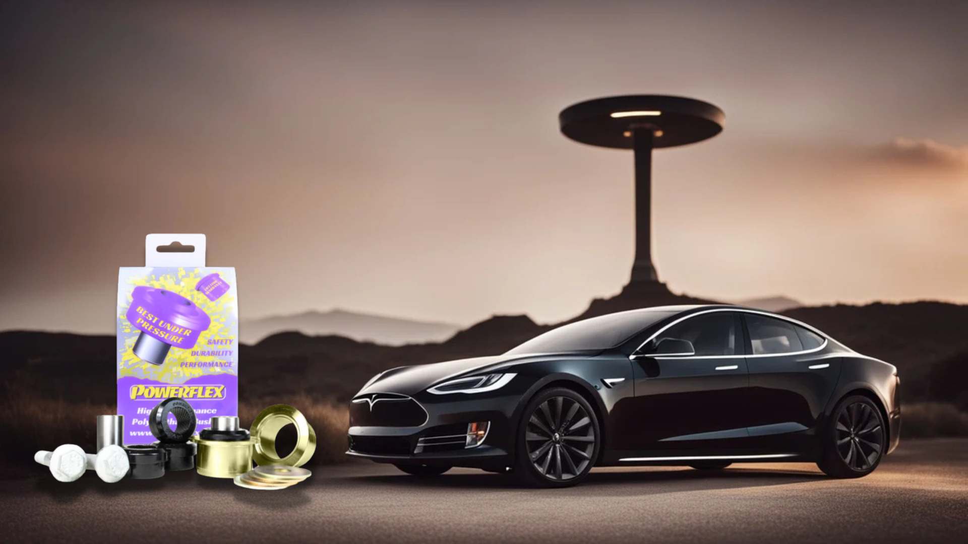Powerflex bøsninger til tesla